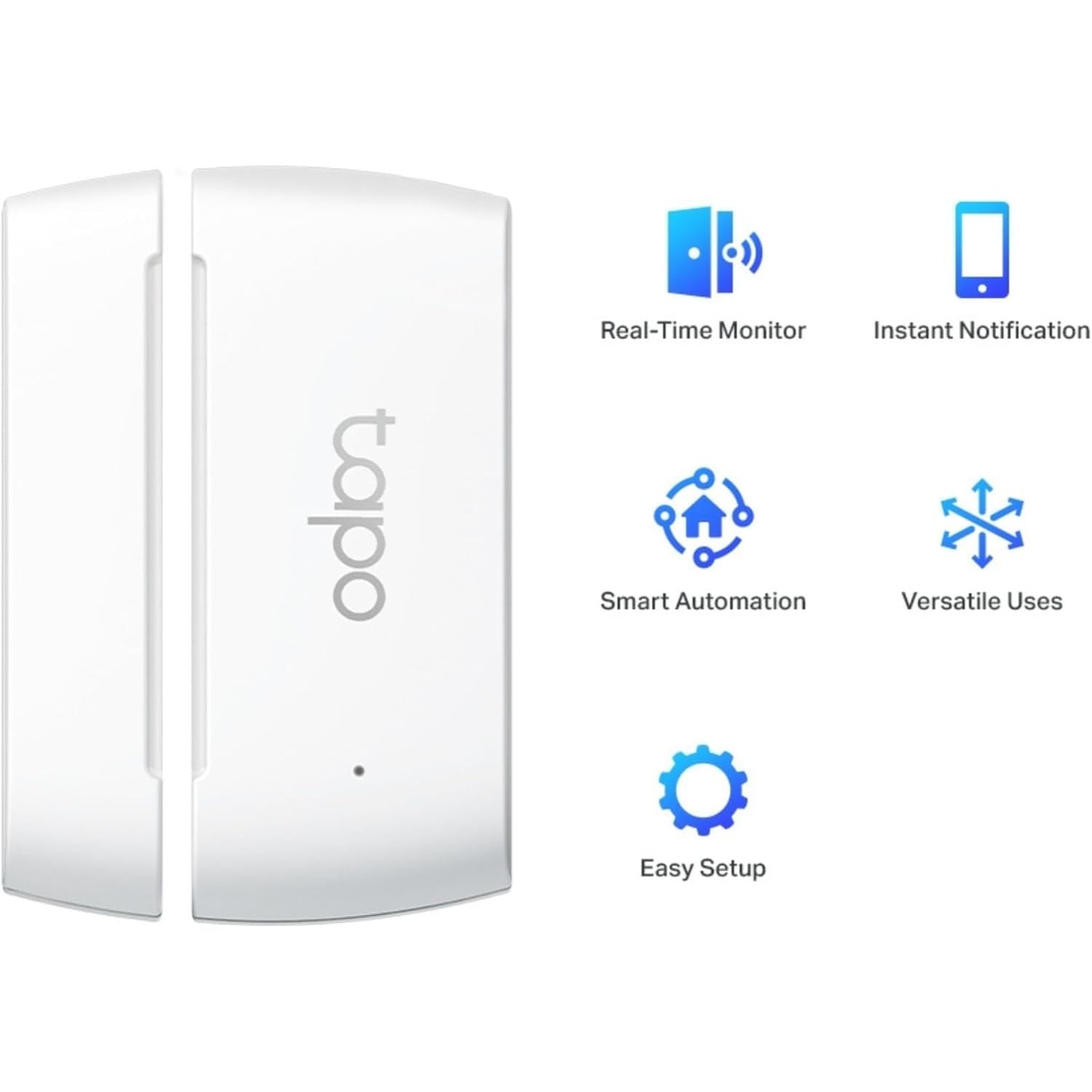 Buy Tapo,Tapo T110 Smart Door & Window Alarm Sensor – Real-Time Alerts, Smart Home Automation, Works with Alexa & Google Home - Gadcet UK | UK | London | Scotland | Wales| Near Me | Cheap | Pay In 3 | Alarm Clock