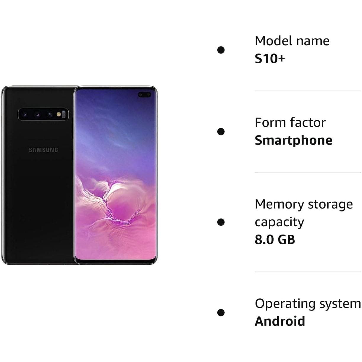 Buy Samsung,Samsung Galaxy S10+ 4G -(8GB RAM+128GB Storage)-Prism Black-Unlocked - Gadcet.com | UK | London | Scotland | Wales| Ireland | Near Me | Cheap | Pay In 3 | Mobile Phones