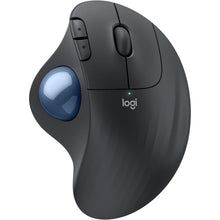 Logitech ERGO M575S Wireless Trackball Mouse, Wireless Ergonomic Mouse With Bluetooth and Encrypted Dongle, Comfortable Thumb Control, Precise and Smooth Tracking, for PC/Mac - Graphite
