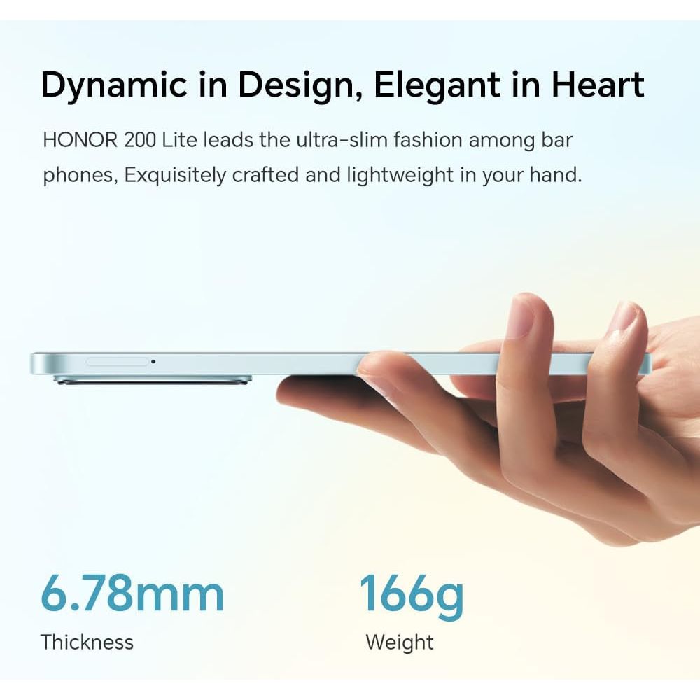 Buy HONOR,HONOR 200 Lite 5G Smartphone - 8GB+256GB, 6.7" AMOLED, 108MP Triple Rear, 50MP Front, Dual SIM, Android 14, Starry Blue - Gadcet UK | UK | London | Scotland | Wales| Near Me | Cheap | Pay In 3 | Unlocked Mobile Phones