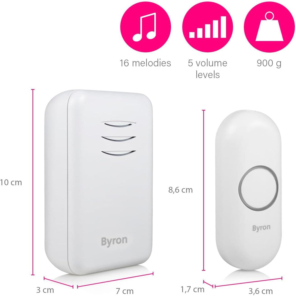 Byron Funk Türklingel Set DBY-23415 wireless doorbell neu in Niedersachsen - Laatzen