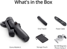 DJI,DJI OSMO Mobile 6 Smartphone Gimbal Stabilizer, 3-Axis Phone Gimbal, Built-In Extension Rod, Portable and Foldable, Android and iPhone Gimbal with ShotGuides, Vlogging Stabilizer, Slate Gray - Gadcet.com
