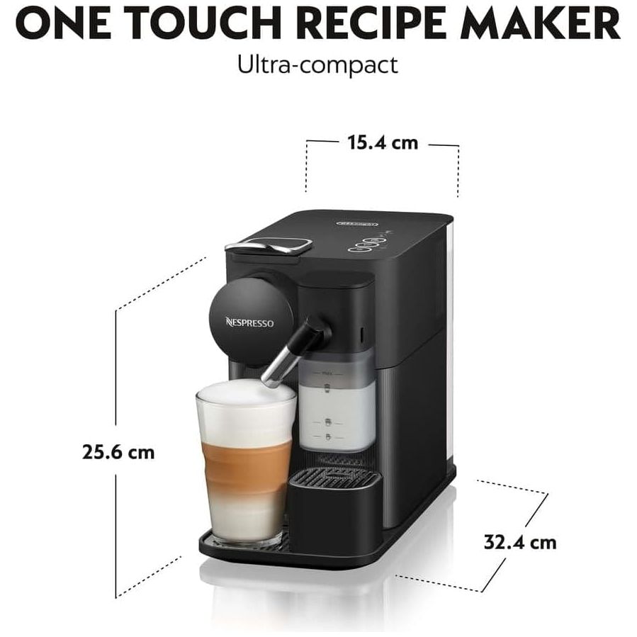 Buy Nespresso,De'Longhi Lattissima One Evo Automatic Coffee Maker, Single-Serve Capsule Coffee Machine - 1450W, Black - Gadcet UK | UK | London | Scotland | Wales| Ireland | Near Me | Cheap | Pay In 3 | Coffee Makers & Espresso Machines