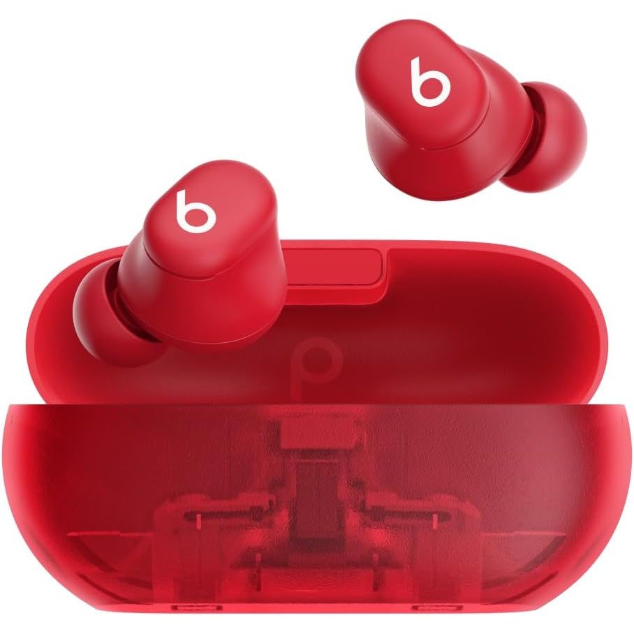 Buy Beats,Beats Solo Buds Wireless Bluetooth Earbuds - Transparent Red - Gadcet UK | UK | London | Scotland | Wales| Near Me | Cheap | Pay In 3 | In-Ear Headphones