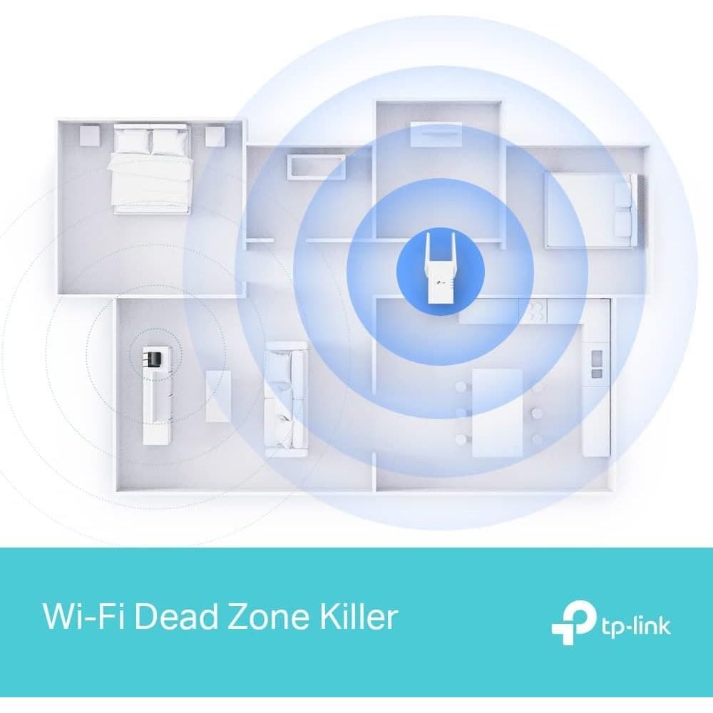 Buy TP-Link,TP-Link AX3000 Dual Band Mesh Wi-Fi 6 Range Extender, Broadband/Wi-Fi Extender, Wi-Fi Booster/Hotspot with 1 Gigabit Port, 160 MHz Channels, Built-In Access Point Mode, Easy Setup, UK Plug (RE705X) - Gadcet UK | UK | London | Scotland | Wales| Near Me | Cheap | Pay In 3 | Network Cards & Adapters