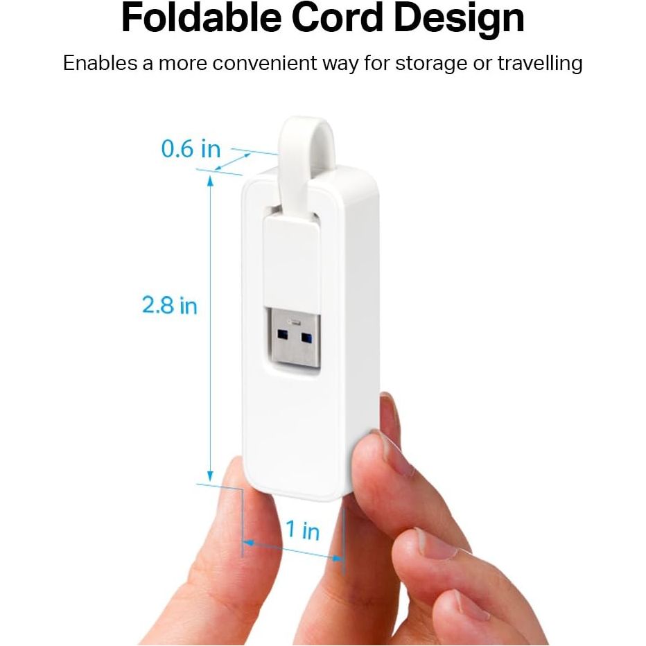 Buy TP-Link,TP-Link UE300 USB 3.0 to Gigabit Ethernet Adapter – USB to RJ45 LAN, Plug & Play, Compatible with Windows, MacOS & Linux - Gadcet UK | UK | London | Scotland | Wales| Near Me | Cheap | Pay In 3 | Adapters