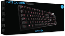 Buy Logitech,Logitech G413 Mechanical Gaming Keyboard, Romer-G with USB Pass-Through, US International Layout, Carbon Black - Gadcet UK | UK | London | Scotland | Wales| Ireland | Near Me | Cheap | Pay In 3 | Keyboard & Mouse