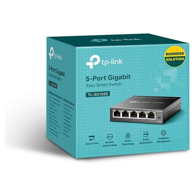 Buy TP-Link,TP-Link Managed Network Switch 5-Port Gigabit, Support QoS VLAN IGMP Snooping, Network Monitoring through Web Interface, 2.82 W - Gadcet UK | UK | London | Scotland | Wales| Ireland | Near Me | Cheap | Pay In 3 | Network Cards & Adapters