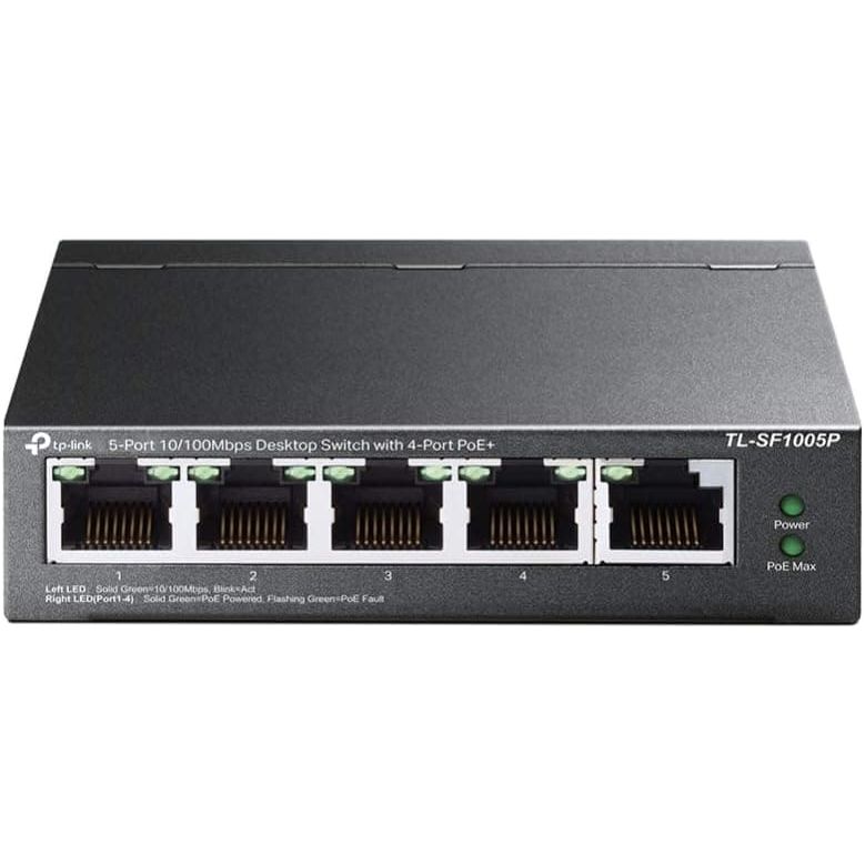 Buy TP-Link,TP-Link TL-SF1005P - 5-Port Desktop Switch 4 PoE - Gadcet UK | UK | London | Scotland | Wales| Ireland | Near Me | Cheap | Pay In 3 | Network Cards & Adapters