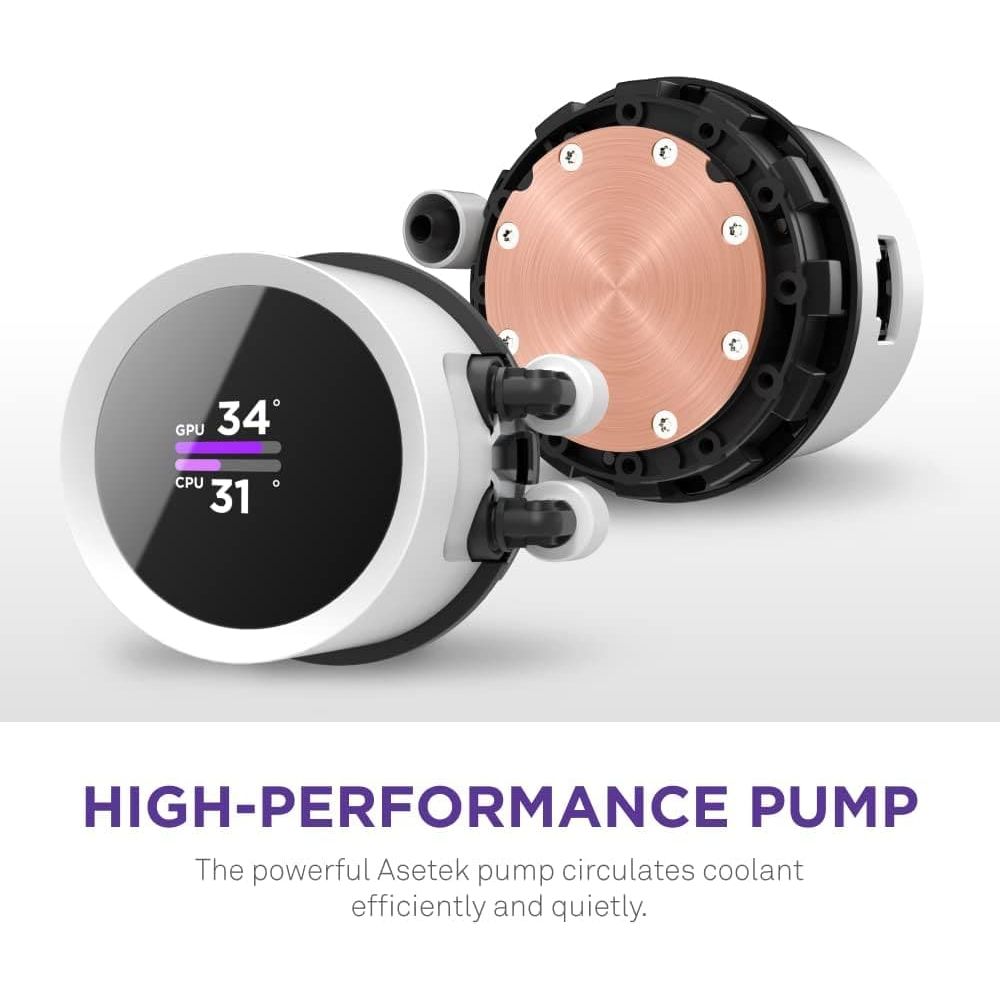 Buy Kraken,NZXT Kraken 360 RGB - RL-KR360-W1 - 360mm AIO CPU Liquid Cooler - Customizable 1.54" Square LCD Display for Images, Performance Metrics and More - 3 x F120 RGB Core Fans - White - Gadcet UK | UK | London | Scotland | Wales| Ireland | Near Me | Cheap | Pay In 3 | Computer Components