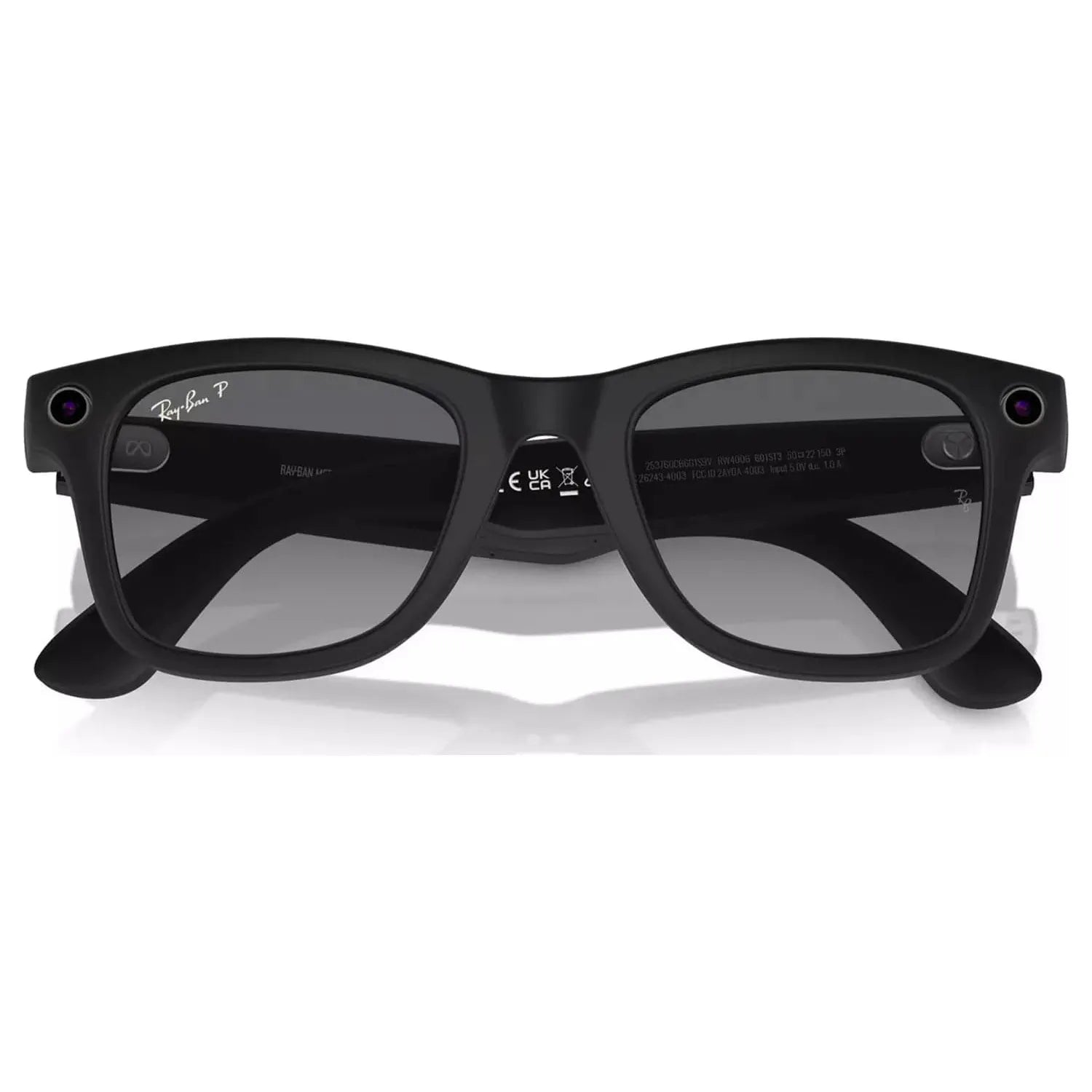 Buy Meta,Ray-Ban Meta Wayfarer - Matte Black, Polar Gradient Graphite - Gadcet UK | UK | London | Scotland | Wales| Near Me | Cheap | Pay In 3 | Smart Glasses
