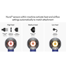 Dyson Supersonic Nural HD16 Hair Dryer – Intelligent Fast Drying, Vinca Blue/Topaz