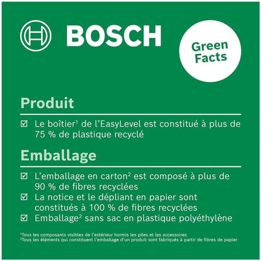 Buy Bosch,Bosch EasyLevel Laser Spirit Level with Wall Mount, Laser Line & Point for Alignment and Height Transfer (Cardboard Box) - Gadcet UK | UK | London | Scotland | Wales| Near Me | Cheap | Pay In 3 | Laser Levels