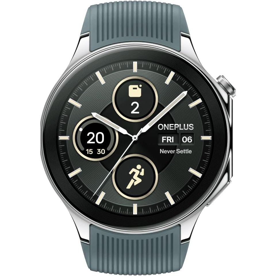 Buy OnePlus,OnePlus Watch 2 - 46mm, Bluetooth, Wi-Fi, Radiant Steel - Gadcet UK | UK | London | Scotland | Wales| Near Me | Cheap | Pay In 3 | Smart Watches