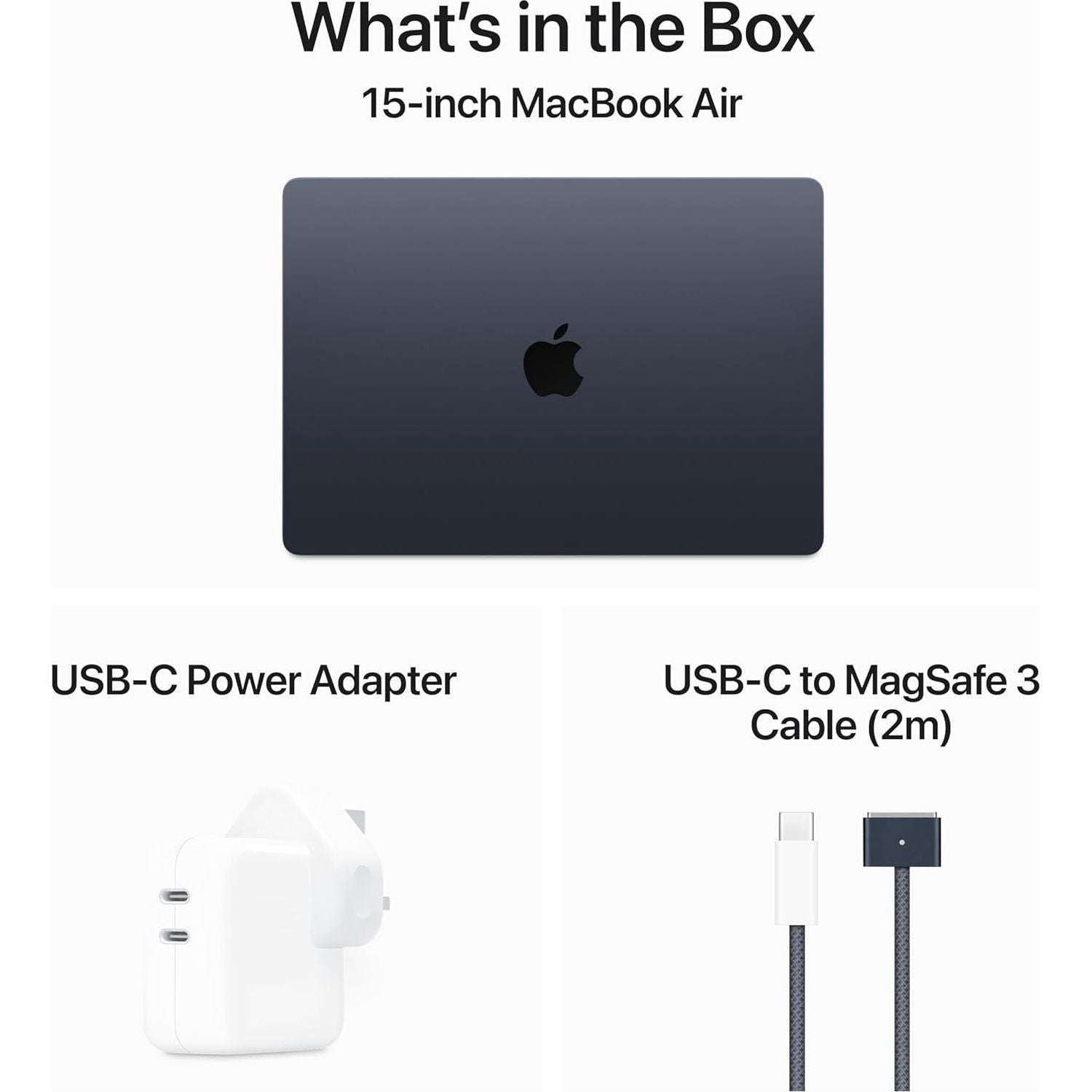 Buy Apple,Apple 2024 MacBook Air 15" - M3 Chip, 15.3" Liquid Retina Display, 16GB RAM, 512GB SSD, Touch ID, Midnight - Gadcet UK | UK | London | Scotland | Wales| Near Me | Cheap | Pay In 3 | Laptops