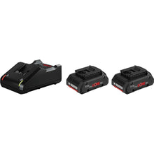 Bosch Professional 18V 2 x 4Ah Li-ion ProCORE Battery charger with batteries