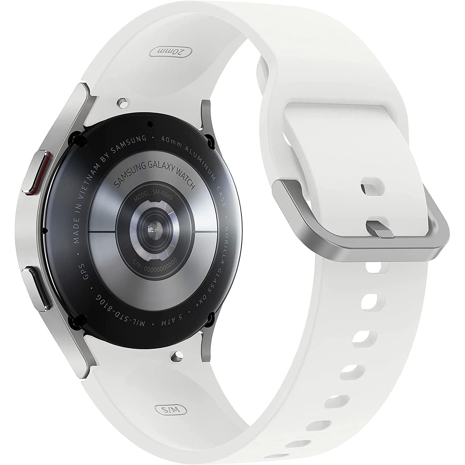 Buy Samsung,Samsung Galaxy Watch4 40mm (GPS) Silver with Black Strap - Gadcet UK | UK | London | Scotland | Wales| Near Me | Cheap | Pay In 3 | Watches