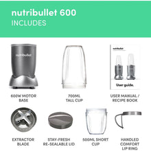 Buy Nutribullet,nutribullet Blender 600 Series – Powerful 20,000 RPM Extractor, 7-Piece Kit - Gadcet UK | UK | London | Scotland | Wales| Near Me | Cheap | Pay In 3 | Food Mixers & Blenders