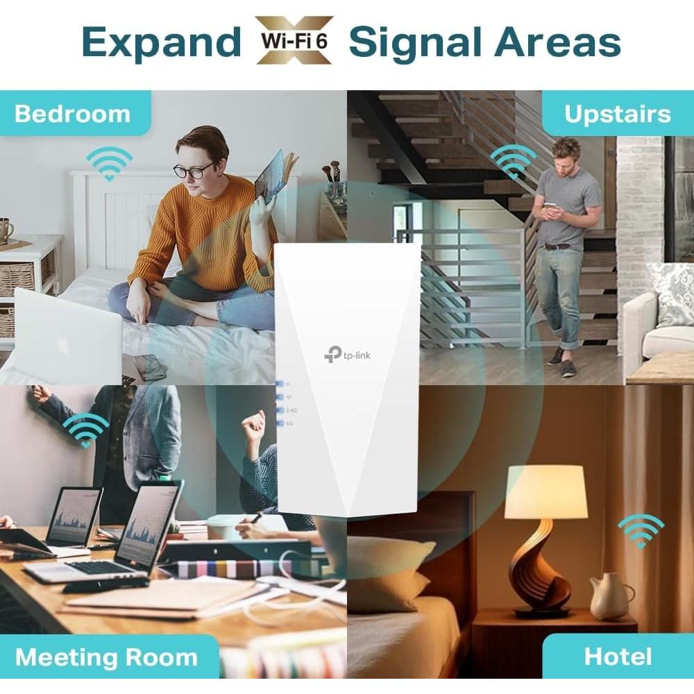 Buy TP-Link,TP-Link Mesh WiFi 6 Booster, Ultraxtend WiFi Range Extender with 1 Gigabit Port, AX3000 Mbps Internet Booster, 5GHz, App Control Easy Setup, UK Plug (RE700X) - Gadcet | UK | London | Scotland | Wales| Near Me | Cheap | Pay In 3 | Network Cards & Adapters