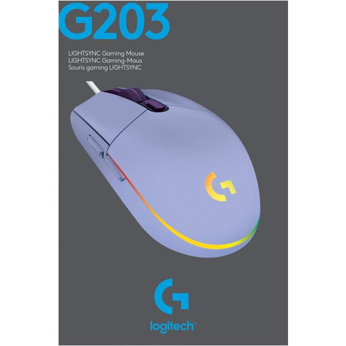 Buy Logitech,Logitech G203 LIGHTSYNC Gaming Mouse - Lilac - Gadcet UK | UK | London | Scotland | Wales| Ireland | Near Me | Cheap | Pay In 3 | Computer Components