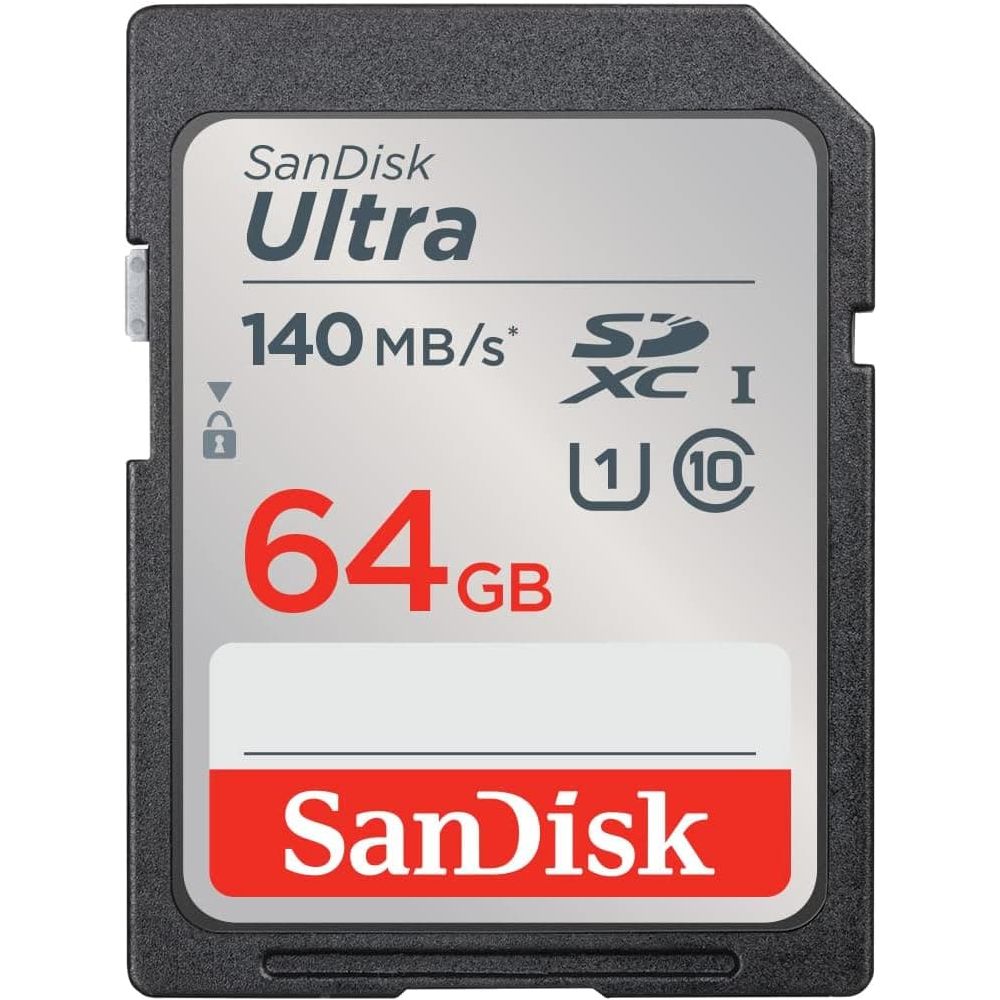 Buy Sandisk,SanDisk 64GB Ultra SDXC card up to 140 MB/s with A1 App Performance UHS-I Class 10 U1 - Gadcet UK | UK | London | Scotland | Wales| Near Me | Cheap | Pay In 3 | Flash Memory Cards
