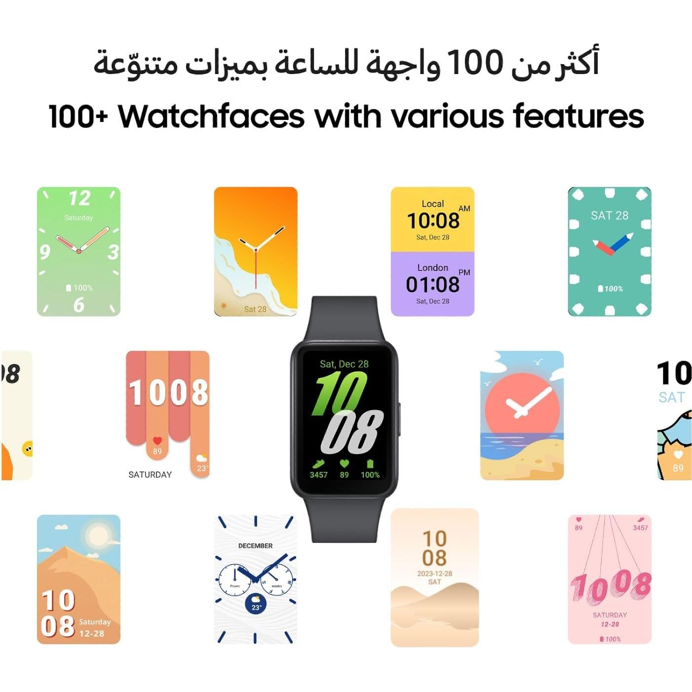 Buy Samsung,Samsung Galaxy Fit3 – Light & Sleek Fitness Band, 13-Day Battery, 100+ Exercises, Sleep Tracking, Dark Gray (Black) - Gadcet UK | UK | London | Scotland | Wales| Near Me | Cheap | Pay In 3 | Activity Monitors