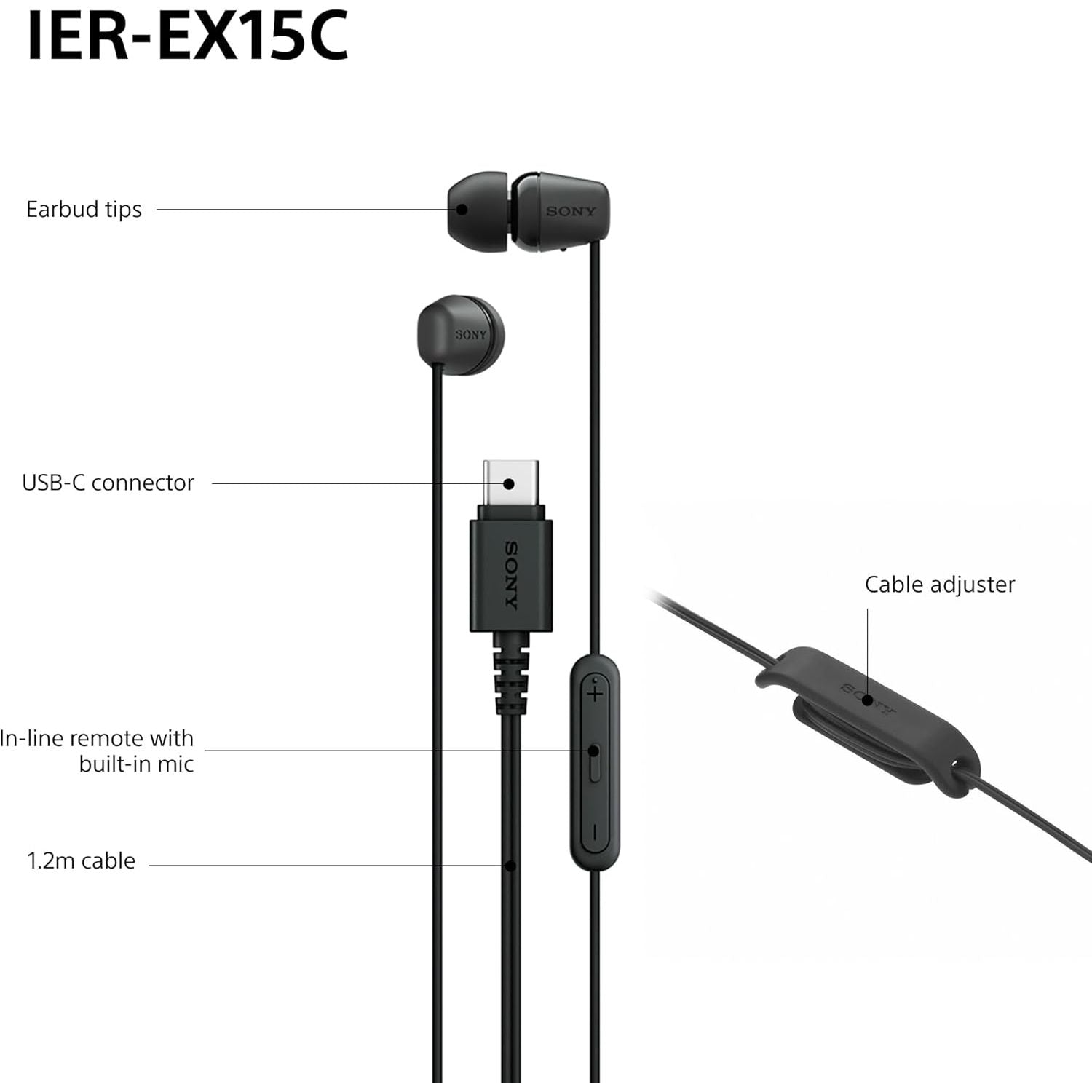 Buy Sony,Sony IER-EX15C USB-C Wired In-Ear Headphones with Mic – Stylish Pink - Gadcet UK | UK | London | Scotland | Wales| Near Me | Cheap | Pay In 3 | In-Ear Headphones