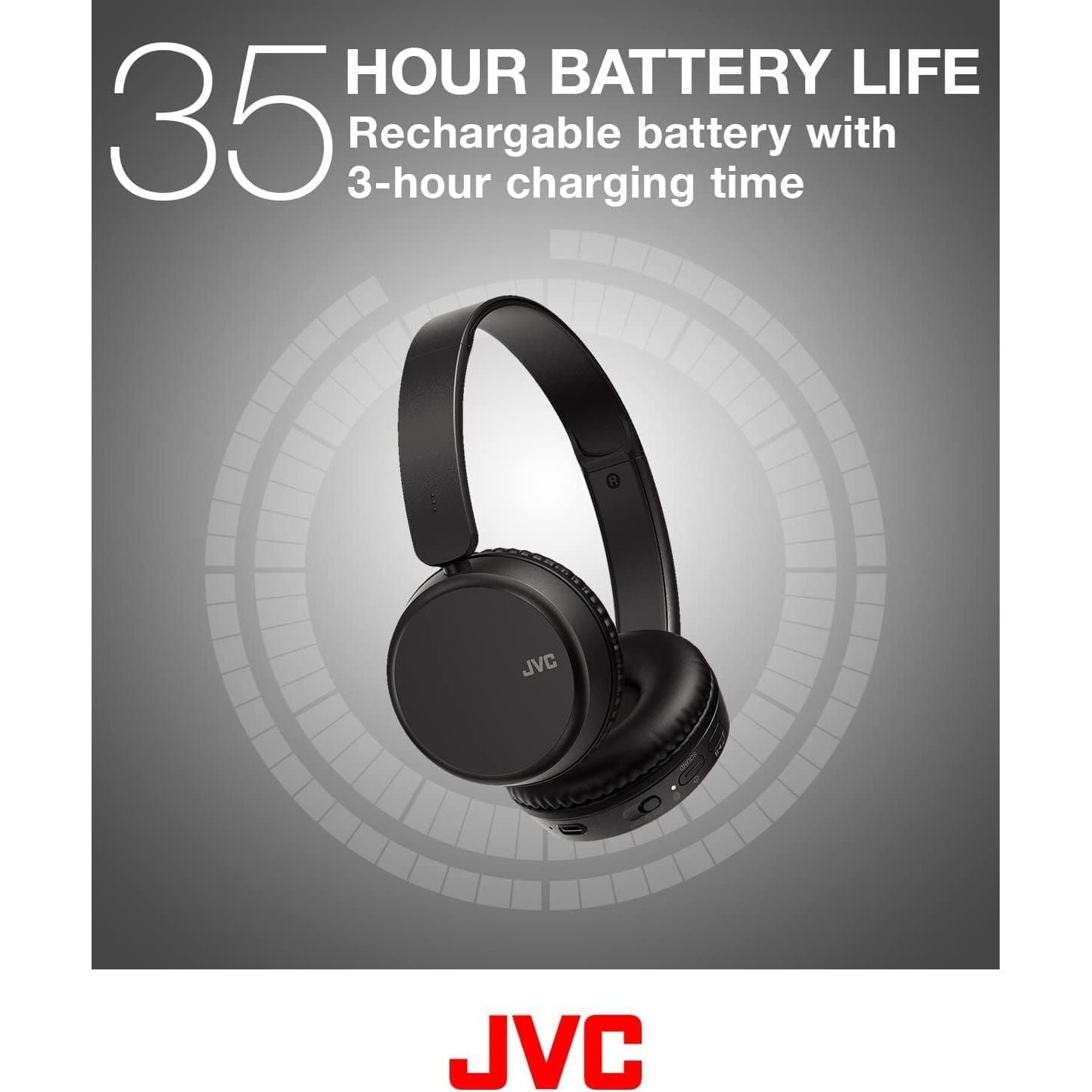 Buy JVC,JVC HA-Z37W-A Wireless Bluetooth On Ear Headphones, 35 hours listening time (Blue) - Gadcet.com | UK | London | Scotland | Wales| Ireland | Near Me | Cheap | Pay In 3 | Headphones