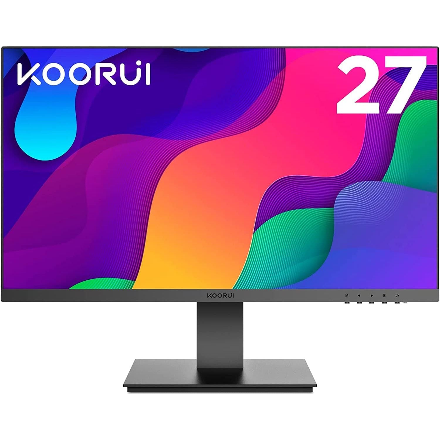 Buy KooRui,KOORUI 27 Inch FHD Monitor, IPS Computer Monitors, 75Hz, 5ms, 16:9 Full HD (1920 x 1080), VESA Mountable, HDMI/VGA, Low Blue Light - Gadcet.com | UK | London | Scotland | Wales| Ireland | Near Me | Cheap | Pay In 3 | Televisions
