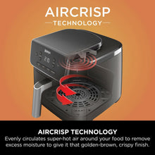 Ninja Air Fryer Pro 4.7L (AF140UK) 4-in-1, Single Drawer, Digital, 2000W, Black