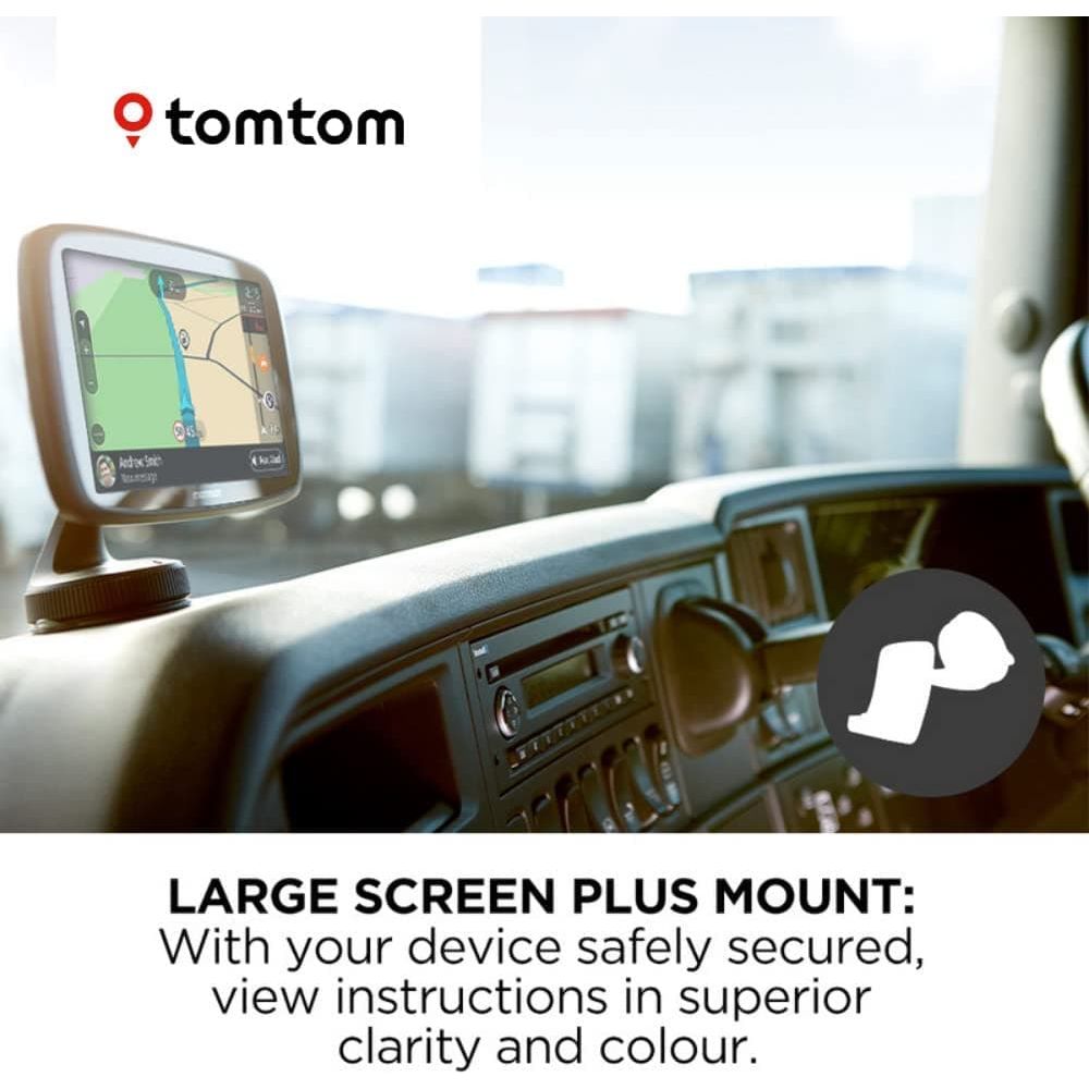 Buy TomTom,TomTom Truck Sat Nav GO Professional 520 with European Maps and Traffic Services (via Smartphone) Updates via WI-FI, Designed for Truck, Coach, Bus and Large Vehicles - Gadcet.com | UK | London | Scotland | Wales| Ireland | Near Me | Cheap | Pay In 3 | GPS Navigation Systems