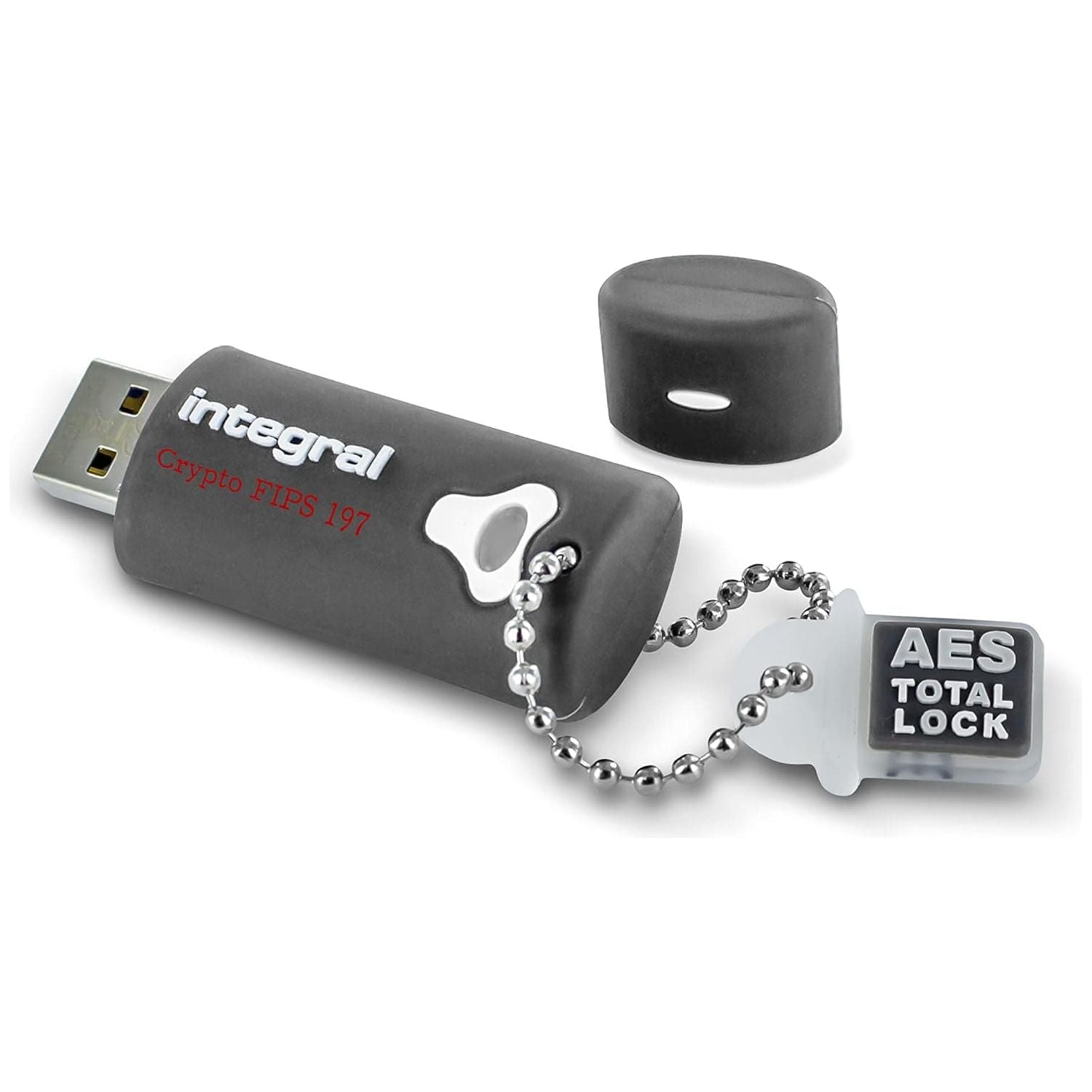 Buy Integral,Integral 8GB Crypto-197 256-Bit Hardware Encrypted 3.0 USB Secure Flash Memory Drive - Certified to FIPS 197, Brute-Force Password Attack Protection & Rugged Double-layer Waterproof Design - Gadcet UK | UK | London | Scotland | Wales| Ireland | Near Me | Cheap | Pay In 3 | Computer Accessories