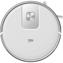Buy Beko,Beko VRR60314VW Robot Vacuum Cleaner - White/Chrome, 150 Min Run Time, 2000 Pa Suction, 4 Cleaning Modes, Mophead & Water Tank, WiFi/Smartphone Compatible - Gadcet UK | UK | London | Scotland | Wales| Near Me | Cheap | Pay In 3 | Vacuums