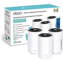 Buy TP-Link,TP-Link Deco PX50 AX3000 + G1500 Whole Home Powerline Mesh Wi-Fi 6 System, Dual-Band, Gigabit Ports, AI-Driven Mesh, cover up to 6,500 ft2, Connect up to 150 devices,1.0 GHz CPU, HomeShield, Pack of 3 - Gadcet.com | UK | London | Scotland | Wales| Ireland | Near Me | Cheap | Pay In 3 | Network Cards & Adapters