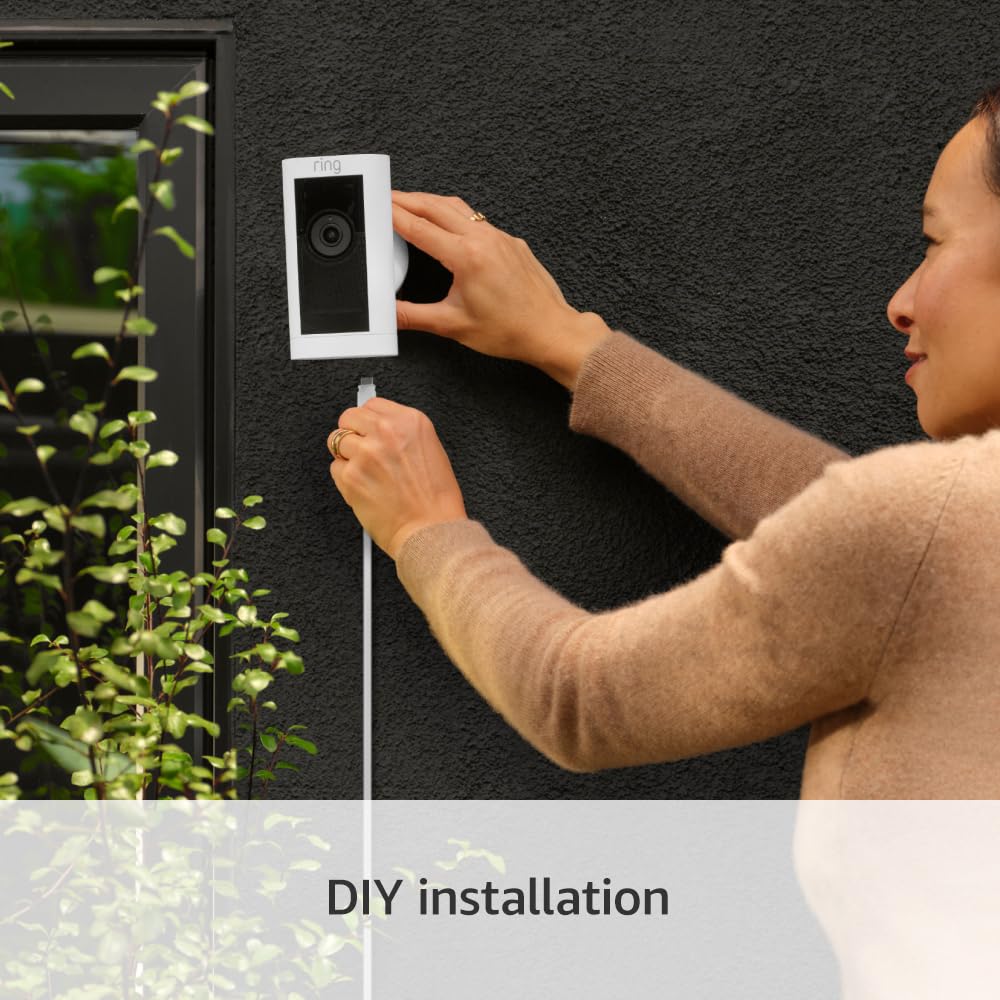 Buy Ring,Ring Stick Up Cam Pro Plug-In Outdoor Camera by Amazon - 1080p HDR, 3D Motion Detection, CCTV Alternative + 30-Day Free Ring Protect Trial - Gadcet UK | UK | London | Scotland | Wales| Near Me | Cheap | Pay In 3 | Surveillance Cameras