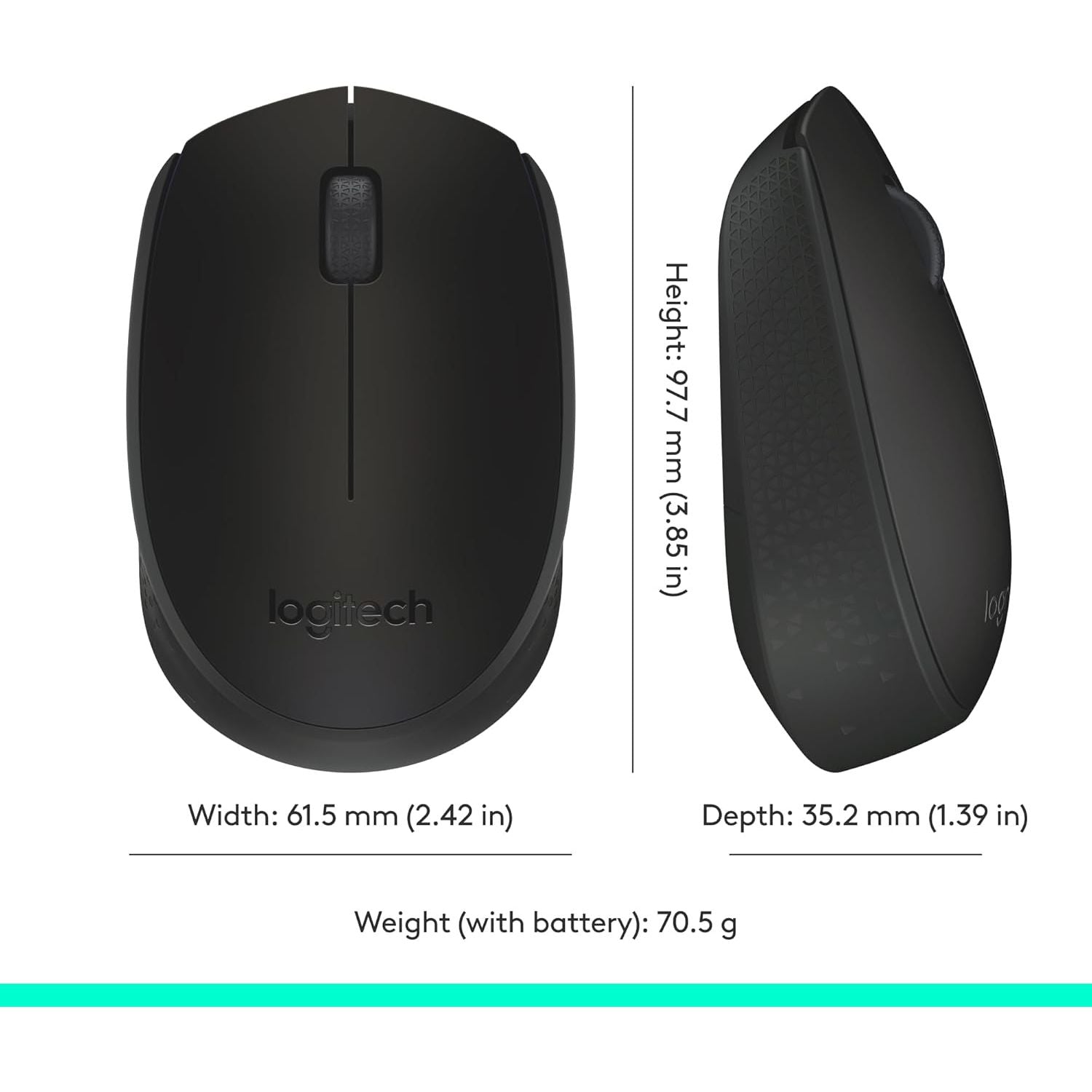 Buy Logitech,Logitech M171 Wireless Mouse – 2.4GHz with USB Receiver, Optical Tracking, 12-Month Battery, Ambidextrous Design – Black - Gadcet UK | UK | London | Scotland | Wales| Near Me | Cheap | Pay In 3 | Keyboard & Mouse