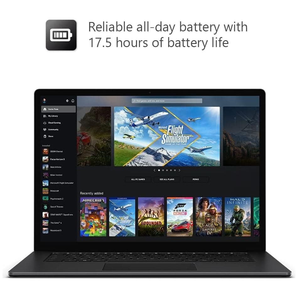 Buy Microsoft,Microsoft Surface Laptop 5 - 15" Touchscreen, Intel EVO i7, 32GB RAM, 1TB SSD, Windows 11 Home, Black, 2022 Model - Gadcet UK | UK | London | Scotland | Wales| Near Me | Cheap | Pay In 3 | Laptops
