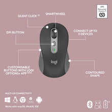Logitech MK950 Signature Slim Wireless Keyboard & Mouse Combo – Bluetooth, Multi-Device, QWERTY UK, Graphite