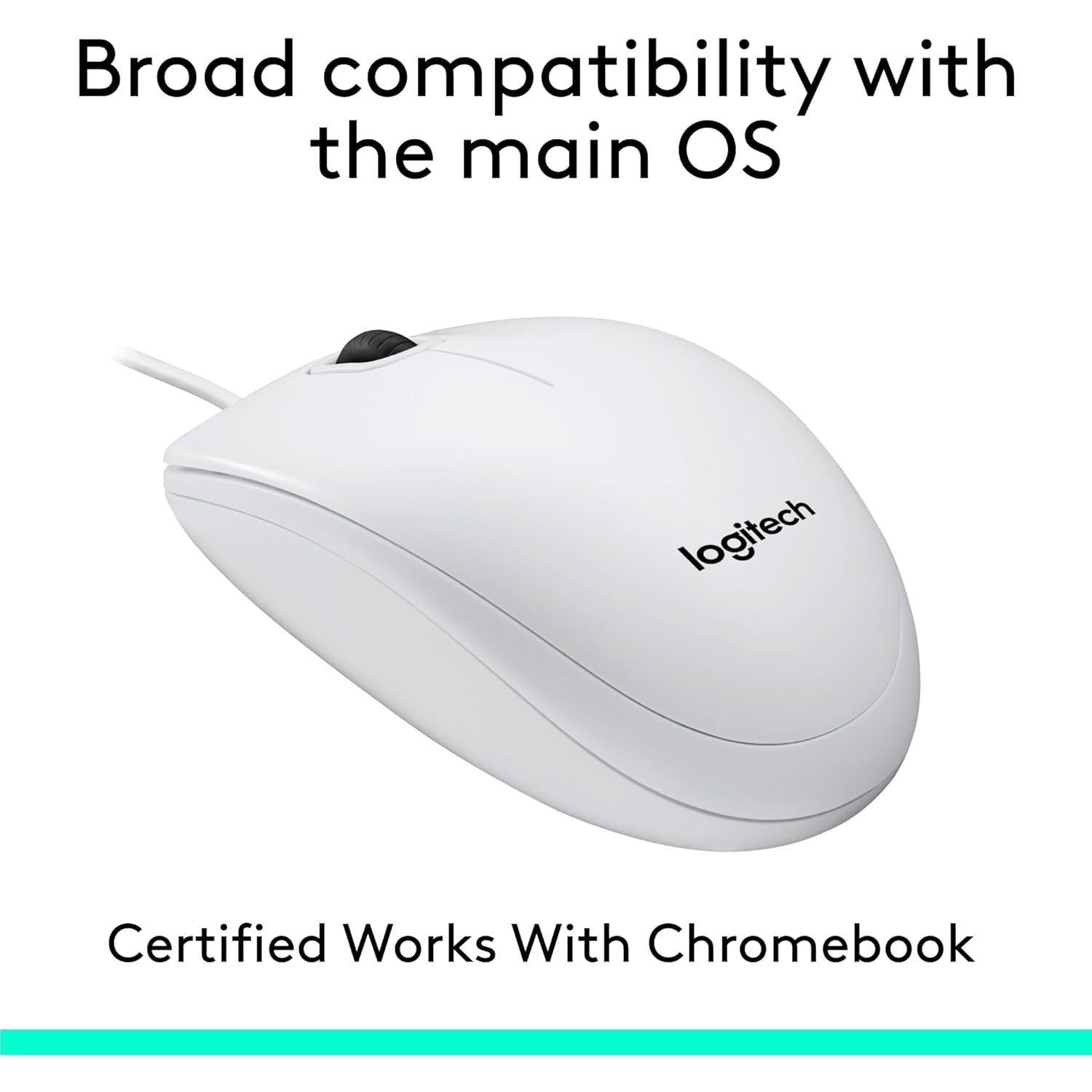 Buy Logitech,Logitech M100 Wired USB Mouse – 1000 DPI Optical Tracking, 3 Buttons, Ambidextrous – Compatible with PC, Mac & Laptop – White - Gadcet UK | UK | London | Scotland | Wales| Near Me | Cheap | Pay In 3 | Keyboard & Mouse