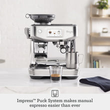 Sage Barista Touch Impress – Bean-to-Cup Coffee Machine with Grinder, Milk Frother, Cold Brew, 14 Presets, Touchscreen, 1700W, Stainless Steel