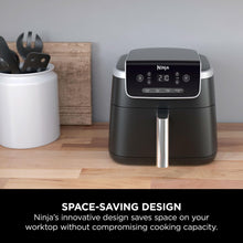 Ninja Air Fryer Pro 4.7L (AF140UK) 4-in-1, Single Drawer, Digital, 2000W, Black