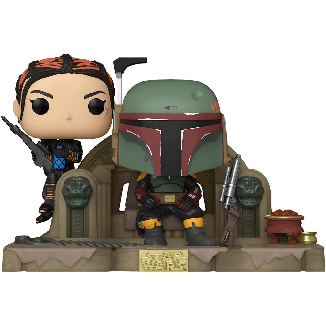 Buy Funko,Funko POP! Moment Star Wars The Mandalorian – Boba Fett & Fennec Shand Vinyl Figure - Gadcet UK | UK | London | Scotland | Wales| Near Me | Cheap | Pay In 3 | Action & Toy Figures