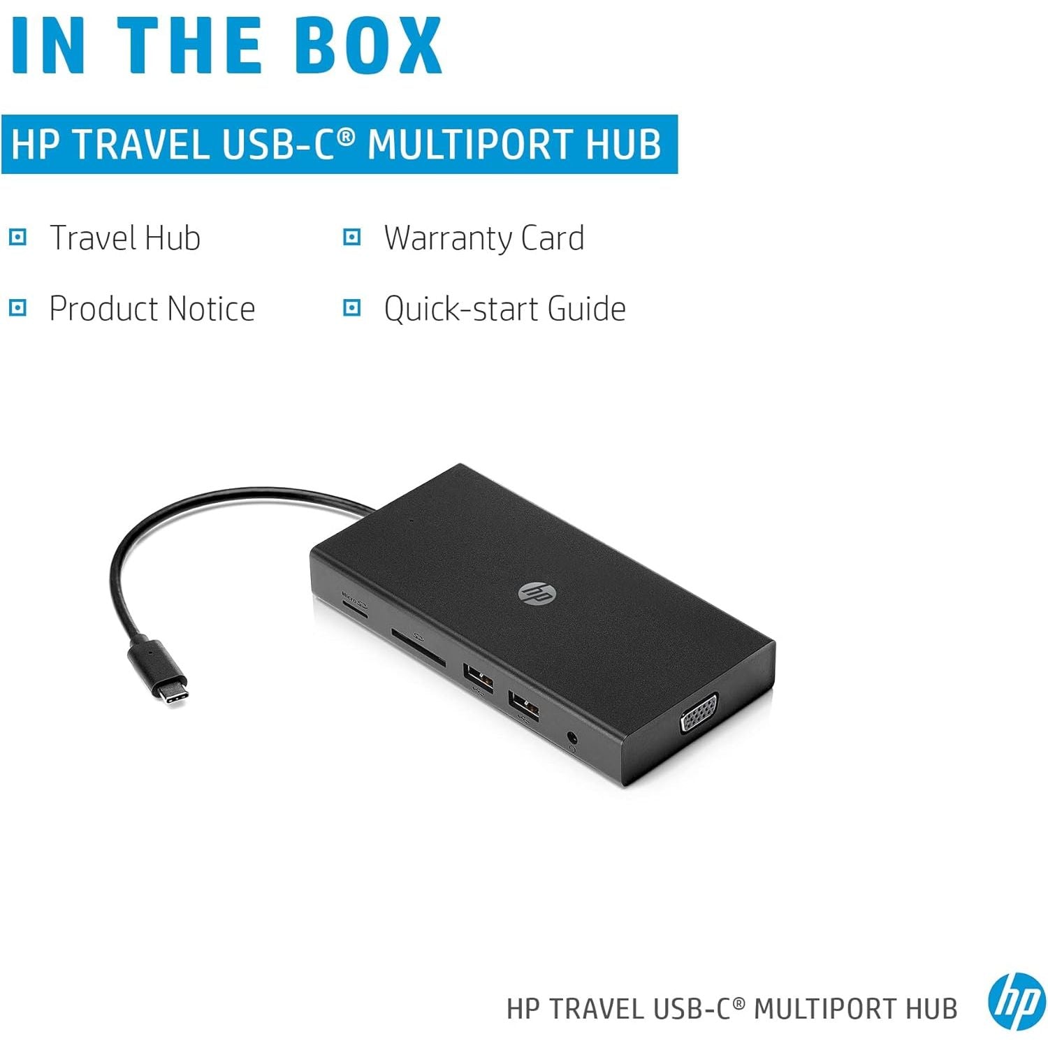 Buy HP,HP Travel USB-C Multiport Hub – Pass-Through Charging, 1Gbps Ethernet, HDMI & VGA, USB & SD Ports, Black - Gadcet UK | UK | London | Scotland | Wales| Near Me | Cheap | Pay In 3 | Laptop Docking Stations