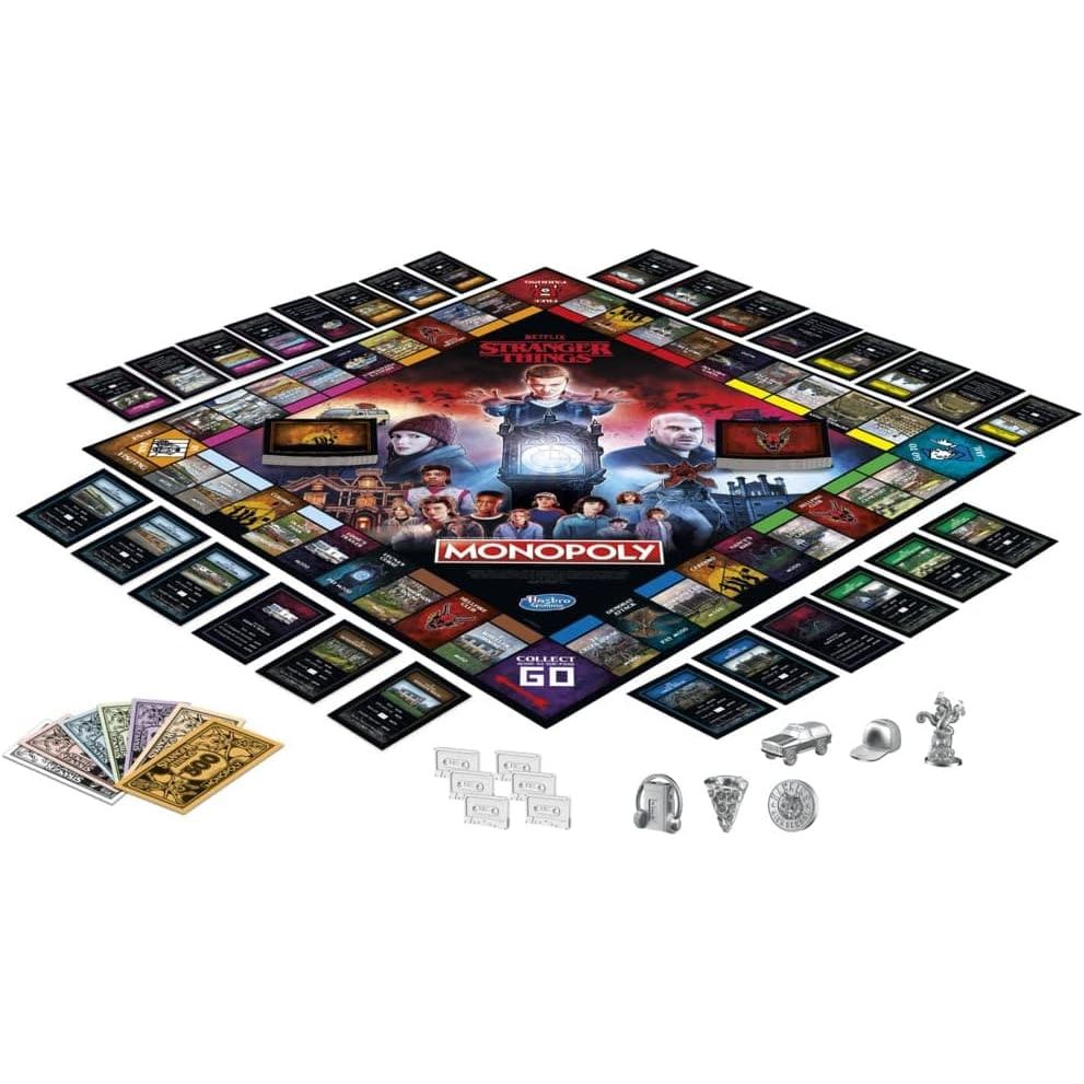 Buy Gadcet UK,Hasbro Gaming Monopoly: Netflix Stranger Things Edition Board Game for Adults and Teens Ages 14+, Game for 2-6 Players, Multicolor - Gadcet UK | UK | London | Scotland | Wales| Ireland | Near Me | Cheap | Pay In 3 | Games and Toys