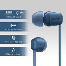 Buy Sony,Sony WI-C100 Wireless In-ear Headphones - Up to 25 hours of battery life - Water resistant - Blue - Gadcet UK | UK | London | Scotland | Wales| Ireland | Near Me | Cheap | Pay In 3 | Earphones