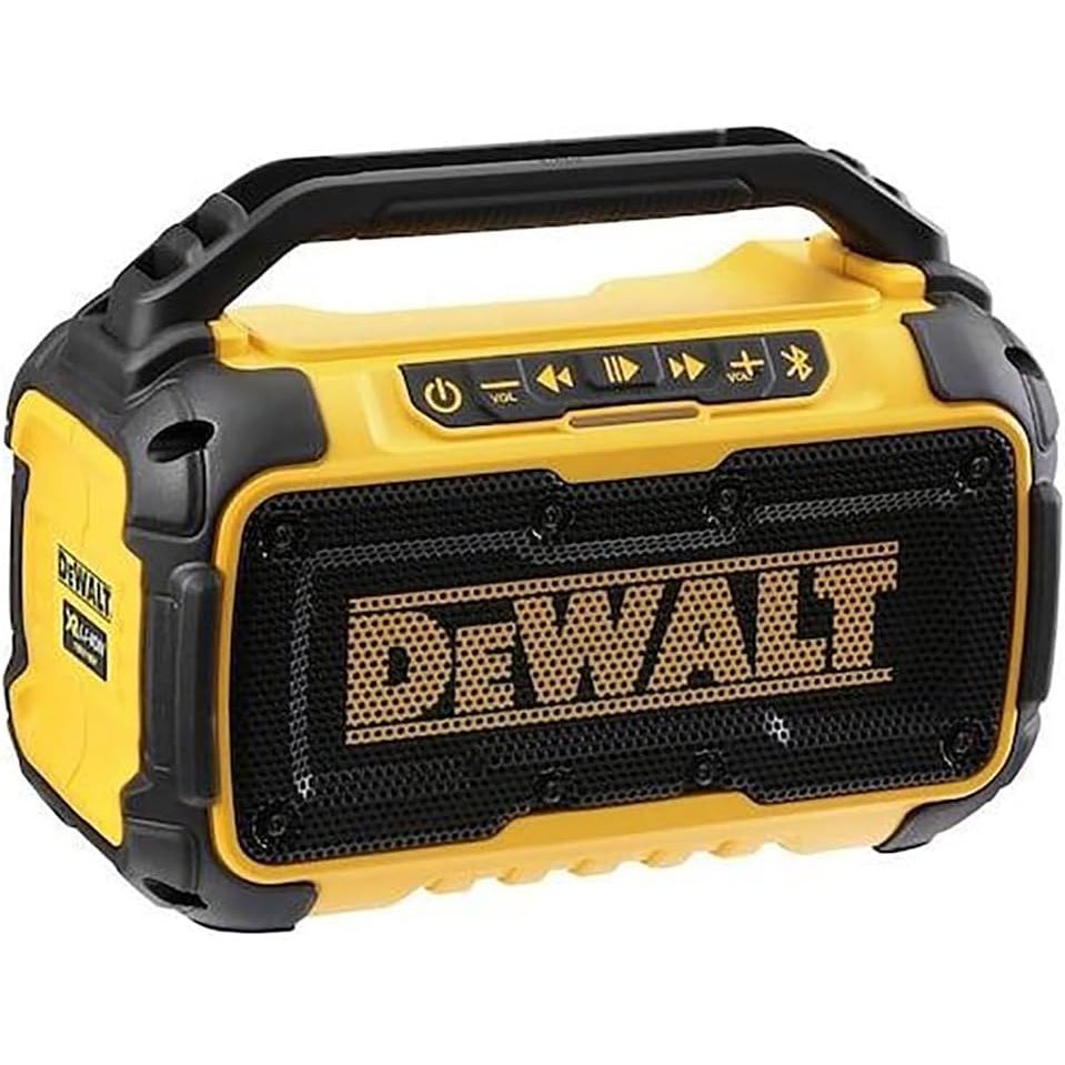 Buy DeWALT,DeWalt DCR011-XJ Bluetooth® Speaker: Professional High-Fidelity Site Audio for XR Li-ion Systems - Gadcet UK | UK | London | Scotland | Wales| Near Me | Cheap | Pay In 3 | Portable Bluetooth Speaker