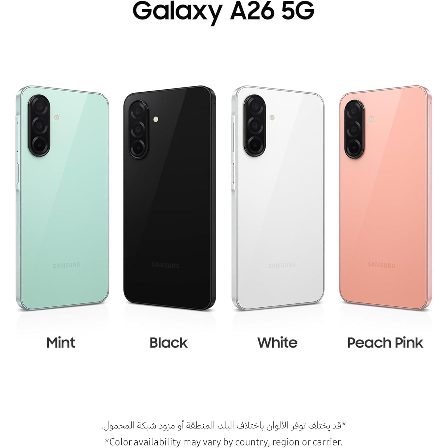 Buy Samsung,Samsung Galaxy A26 5G 256GB, 8GB RAM, Peach Pink Unlocked International Smartphone A Series Mobile Phone - Gadcet UK | UK | London | Scotland | Wales| Near Me | Cheap | Pay In 3 | Mobile & Smart Phones