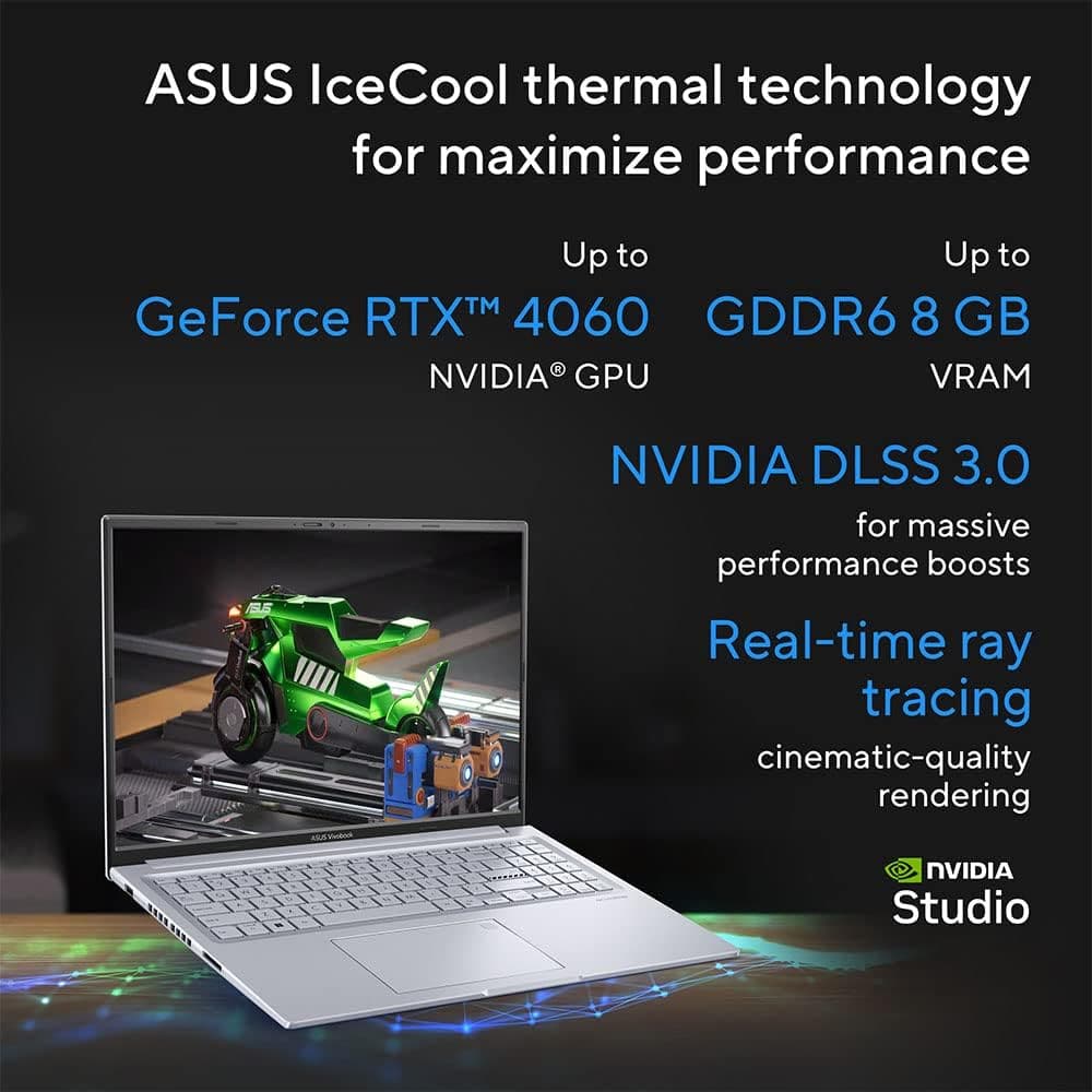 Buy ASUS,ASUS Laptop Vivobook 16 K3605ZU 16.0" 120Hz Full HD Laptop Intel i7-12650H, NVIDIA GeForce RTX 4050, 16GB RAM, 512GB SSD, Windows 11 - Gadcet UK | UK | London | Scotland | Wales| Near Me | Cheap | Pay In 3 | Laptops