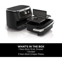Buy Ninja,Ninja Foodi FlexDrawer Air Fryer, Dual Zone with Removable Divider, Large 10.4L Drawer, 7-in-1, Air-Fryer Uses No Oil, Air Fry, Roast, Bake, Max Crisp, Non-Stick Dishwasher Safe Parts, Black AF500UK - Gadcet UK | UK | London | Scotland | Wales| Near Me | Cheap | Pay In 3 | Air Fryers