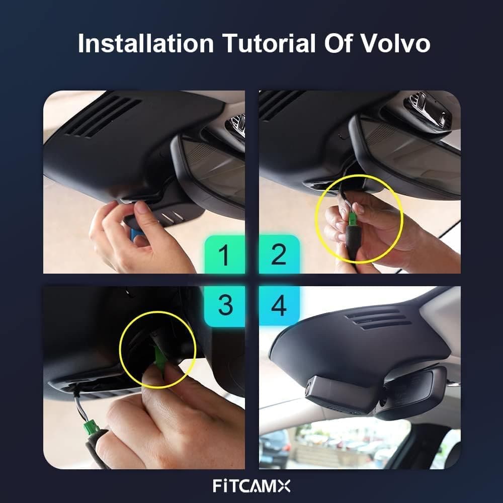 Buy FITCAMX,FITCAMX 4K Dash Cam for Volvo Polestar 2 (2021-2024) - UHD Car Recorder with Wi-Fi, Night Vision, Loop Recording, G-Sensor, Black - Gadcet UK | UK | London | Scotland | Wales| Near Me | Cheap | Pay In 3 | Dash Video Cameras